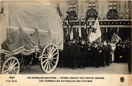 CPA LES ZEPPELINS SUR PARIS Les Funerailles Nationales Des Victimes (199948) - Funérailles