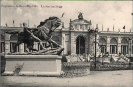 ! Bruxelles, Brüssel, Exposition 1910, La Section Belge, Weltausstellung - Mostre Universali