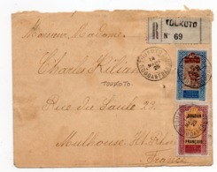 !!! PRIX FIXE : SOUDAN, LETTRE RECOMMANDEE DE TOUKOTO POUR LA FRANCE DE 1925 - Covers & Documents