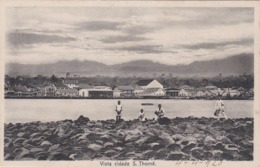 POSTCARD PORTUGAL - OLD COLONY - SÃO TOMÉ E  PRINCIPE - VISTA DA CIDADE   , S. THOMÉ - Sao Tome Et Principe