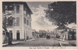 POSTCARD PORTUGAL - OLD COLONY - SÃO TOMÉ E  PRINCIPE - R. JOSÉ FALCÃO   , S. THOMÉ - Sao Tome Et Principe