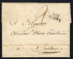 CUENO - PIEMONTE / 1806 DEPARTEMENT CONQUIS "105 / CONI"  LAC POUR SAVILLANO (ref 6415) - 1792-1815: Départements Conquis
