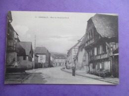 CPA 67 DAMBACH RUE DU MARECHAL FOCH - Dambach-la-ville