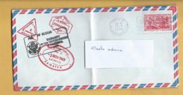 Enveloppe Circulée En France En 1970  Pour La Rochelle Avec Cachets D'immigration Et D'ambassades ? - Covers & Documents