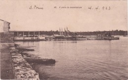 POSTCARD PORTUGAL - OLD COLONY - SÃO TOMÉ E  PRINCIPE - A PONTE DE DESEMBARQUE   , S. THOMÉ - Sao Tome Et Principe