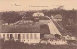 POSTCARD PORTUGAL - OLD COLONY - SÃO TOMÉ E  PRINCIPE - SEDE E INSTALAÇÕES N'UMA ROÇA   , S. THOMÉ - Sao Tome Et Principe