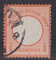 German Empire - 1872 - 1/2g Yv.3 - Used - Oblitérés