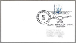 AVE CORRECAMINOS - BIRD ROADRUNNER. Lytle TX 1986 - Mechanical Postmarks (Advertisement)