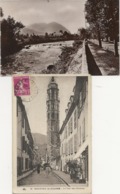 2 CARTES BAGNIERES DE BIGORRE - LA TOUR DES JACOBINS - QUAI DE L'ADOUR - Bagneres De Bigorre