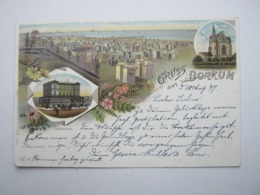 BORKUM  , Schöne Karte Um 1897 - Borkum