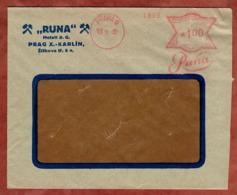 Brief, Absenderfreistempel, Runa, Praha 1932 (82102) - Brieven En Documenten