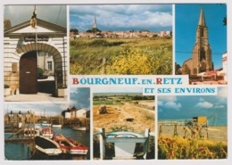 44 - BOURGNEUF EN RETZ - Multivues: Musée, Port Du Collet, Table D'orientation, Pêcherie - Ed. MIEGEVILLE DELEVILLE 102 - Bourgneuf-en-Retz