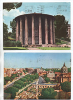 ITALIE . ITALIA . ROME . ROMA . " FORO " & " TEMPIO DI VESTA " . 2 CPM - Réf. N°23264 - - Collections & Lots