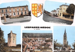 LESPARRE-MEDOC - Hôtel De Ville - Tour De L'Honneur - Eglise - Avenue Général-de-Gaulle - Hôtels - Blason Robert Louis - Lesparre Medoc