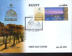 Egypt - 2013, Tourism/Hurghada - Old Town Sahl Hasheesh ,Red Sea ,fdc - Storia Postale