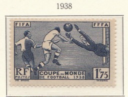 PIA - FRA - 1938 : 3° Campionato Del Mondo Di Calcio A Parigi - (Yv  396) - 1938 – Francia