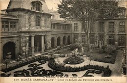 CPA Paris 3e Paris-Musée Carnavalet-Cour Et Jardin Du Pavillon (313936) - Museos