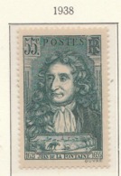 PIA - FRA - 1938 : In Onore Del Poeta E Favolista Jean De La Fontaine - (Yv  397) - Unused Stamps