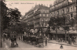! Cpa Paris Boulevard Montmatre, Voitures, Autos, Cars - Autres & Non Classés