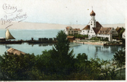 CPA Couleur Allemagne Gruss Aus Wasserburg - Wasserburg (Bodensee)