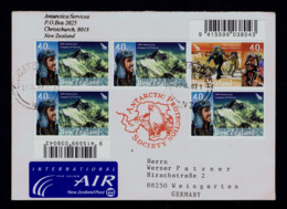 Antarctic Protection 2003 New Zealand Conquest Of Everest 4x Polar Regions Sp6252 - Preservare Le Regioni Polari E Ghiacciai