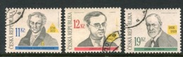 CZECH REPUBLIC 2006 Personalities Used.  Michel 464-66 - Used Stamps