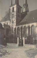 LUXEMBOURG Carte Postale Photo Cathédrale Notre-Dame  Travaux Sur Les Pavés Dans La Rue - Autres & Non Classés