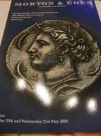 MORTON & EDEN CATALOGUE WITH SOTHEBY'S COINS MEDAL BANKNOTES 2003 81 - Livres & CDs