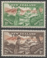 New Zealand. 1946 Health Stamps. MH Complete Set. SG 678-679 - Nuevos