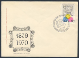 Poland Polska Polen 1970 FDC (Mi 1987) - 100 Jahre Gewerkschaft Der Drucker / Cent. Printers Trade Union - Usines & Industries