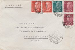 Lot De 9 Enveloppes Timbrées, Vers 1950 - Sonstige & Ohne Zuordnung