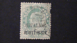 India - Gwalior - 1903 - Mi:IN-GW 36I, Yt:IN-GW 30, Sg:IN-GW 48A O - Look Scan - Gwalior