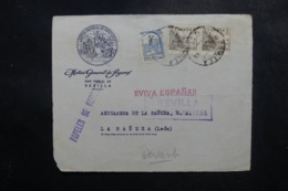ESPAGNE - Enveloppe ( Devant ) De Sevilla Avec Cachet De Contrôle - L 47548 - Republikanische Zensur