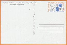 T.A.A.F.   Entier Amiral Max Douguet  2.30RF    NEUF - Interi Postali