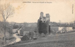 Aumonières            70        Ruines De La Chapelle Des Templiers            (En Partie Décollée Voir Scan) - Otros & Sin Clasificación