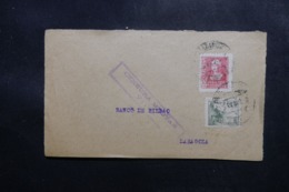 ESPAGNE - Cachet De Censure De Vigo Sur Devant D'enveloppe Pour Zaragoza En 1938 - L 47591 - Bolli Di Censura Repubblicana