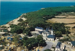 85. TALMONT SAINT HILAIRE . VUE AÉRIENNE. BAIE DE BOURGENAY. NOTRE DAME DE L'ESPERANCE. LE CAMPING - Talmont Saint Hilaire