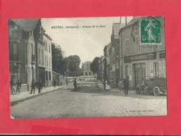 CPA Abîmée -  Rethel   - (Ardennes) - Avenue De La Gare - Rethel