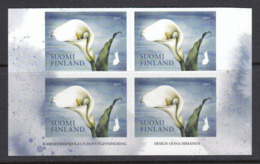 Finland 2019. Calla - Flowers. Vierer. MNH. Pf.** - Unused Stamps