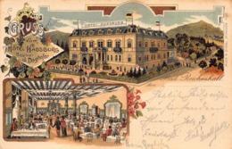BAD REICHENHALL GERMANY~GRUSS Aus HOTEL HABSBERG BESITIZER DAGHOFER 1901 ARTIST POSTCARD 42401 - Bad Reichenhall