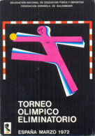 Spain.The Handball Pre-Olympic Tournament. 1972. - Balonmano