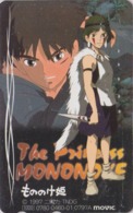 Télécarte Japon / 110-016 - MANGA MIYAZAKI - PRINCESS MONONOKE - Japan ANIME Phonecard MOVIC - 11762 - BD