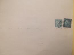 PAGINA PAGE ALBUM PORTOGALLO PORTUGAL 1892 KING LUIS I ATTACCATI PAGE WITH STAMPS COLLEZIONI LOTTO LOTS - Sammlungen