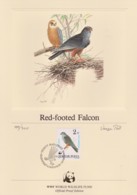 Hungary 1983 Birds Of Prey - Red-footed Falcon WWF Limited Edition Proof - Essais, épreuves & Réimpressions