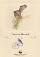 Hungary 1983 Birds Of Prey - Common Buzzard WWF Limited Edition Proof - Essais, épreuves & Réimpressions