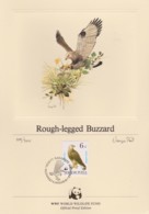 Hungary 1983 Birds Of Prey - Rough-legged Buzzard WWF Limited Edition Proof - Prove E Ristampe