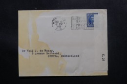 CANADA - Enveloppe De Montréal Pour La Suisse En 1939 Avec Contrôle Postal - L 47619 - Cartas