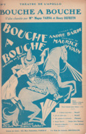 Bouche A Bouche "  Varna Maguy   10 B)    Partition  Musicale  Ancienne - Vocals