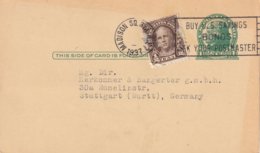 USA 1937      ENTIER POSTAL/GANZSACHE/POSTAL STATIONERY CARTE DE NEW YORK - 1921-40