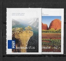 Australie N °2816-2817 ** Paysages Gorges D'AUSTRALIE Auto-adhésif - Sonstige & Ohne Zuordnung